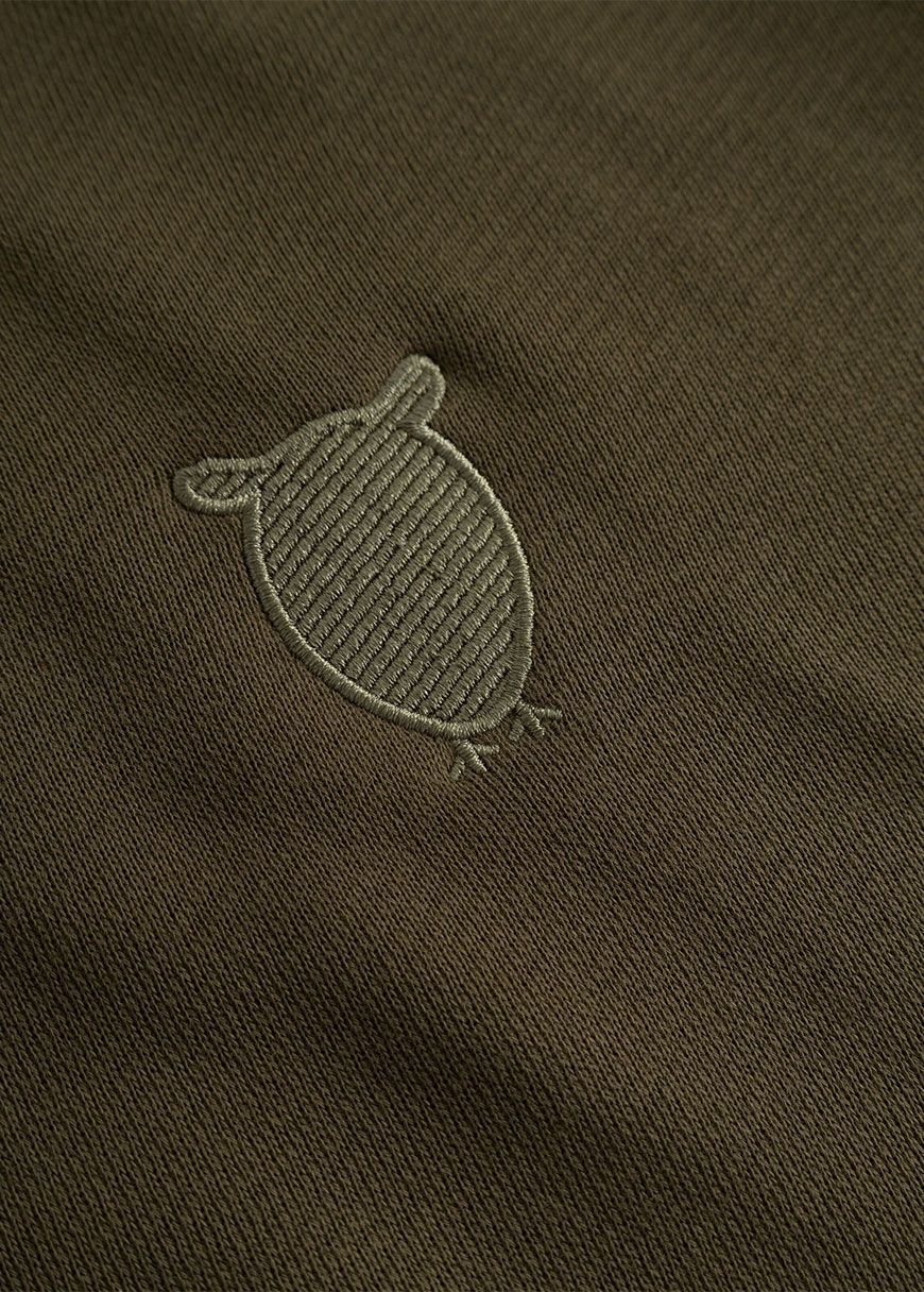 Loose Fit Hood Kangaroo Pocket Sweat