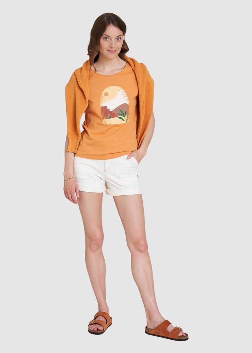T-Shirt mit Sommerprint