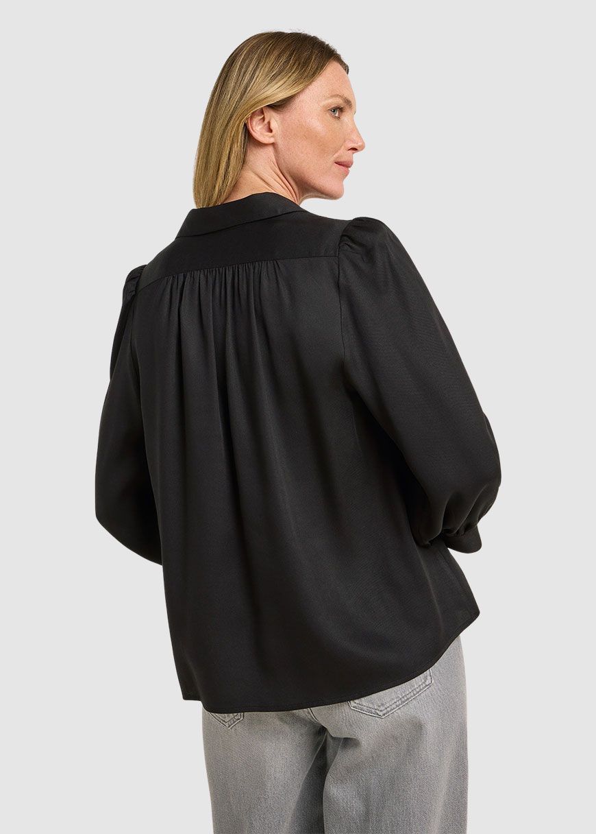 Bluse mit Kräuseln Bluse mit Kräuseln