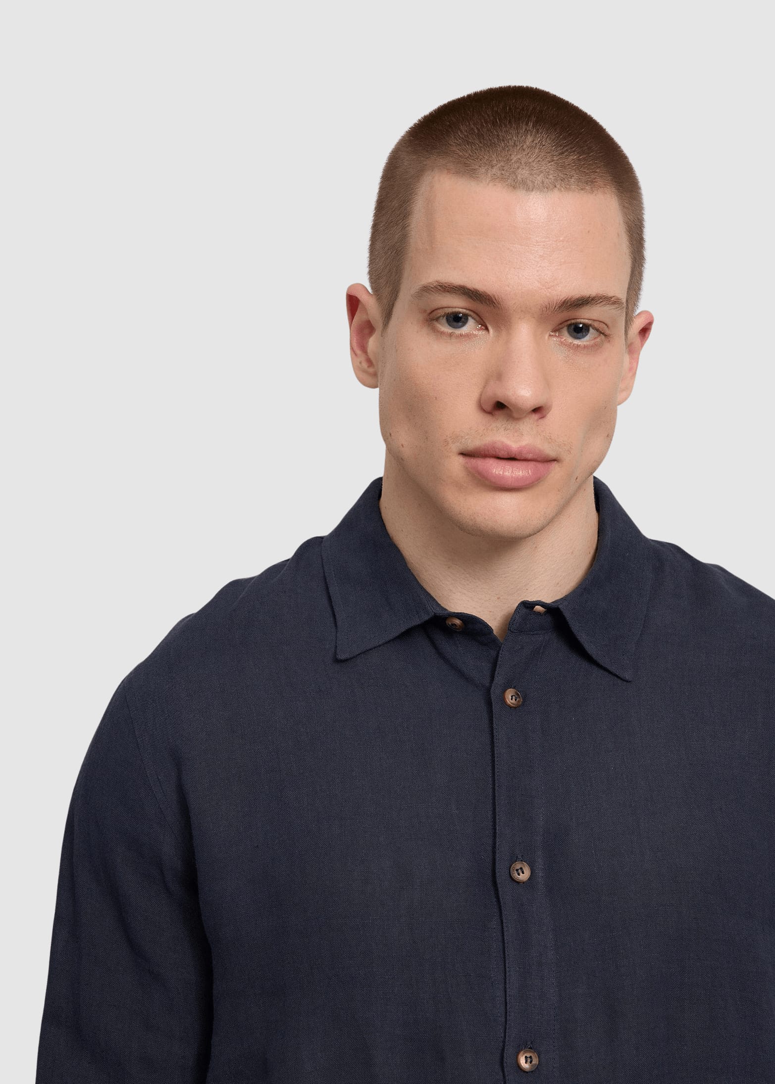 Classic Linen Shirt Ink Blue Classic Linen Shirt Ink Blue