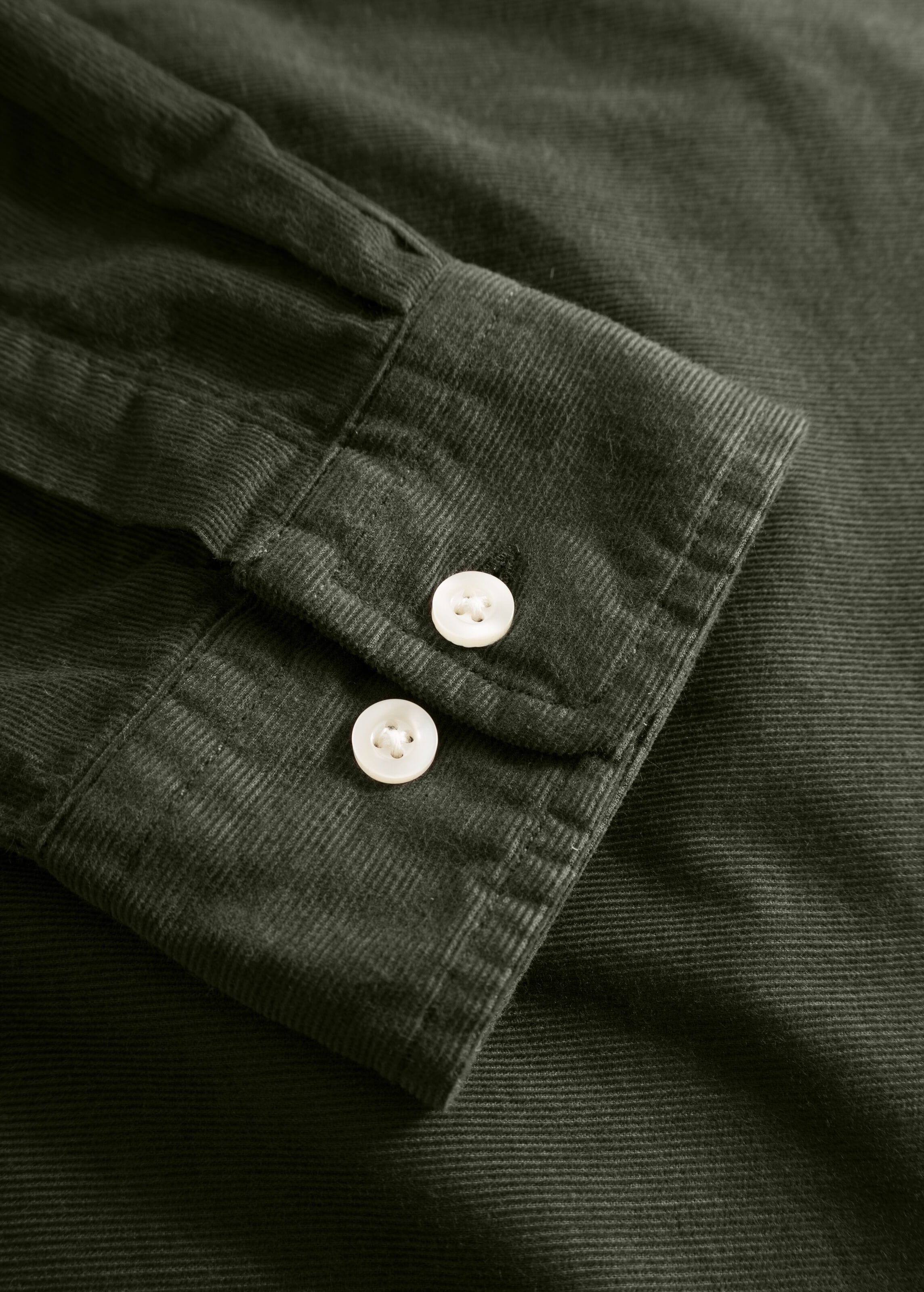 Dune Regular Corduroy Shirt Forrest Night