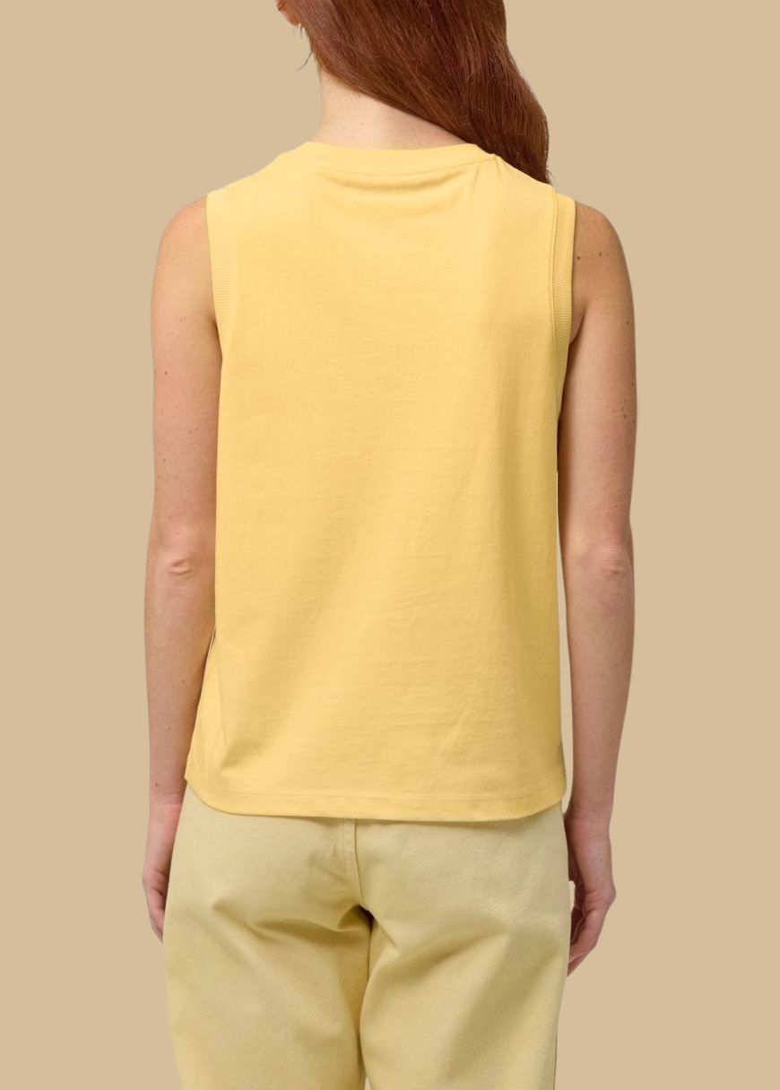 Cropped Tanktop Woman Viva Yellow
