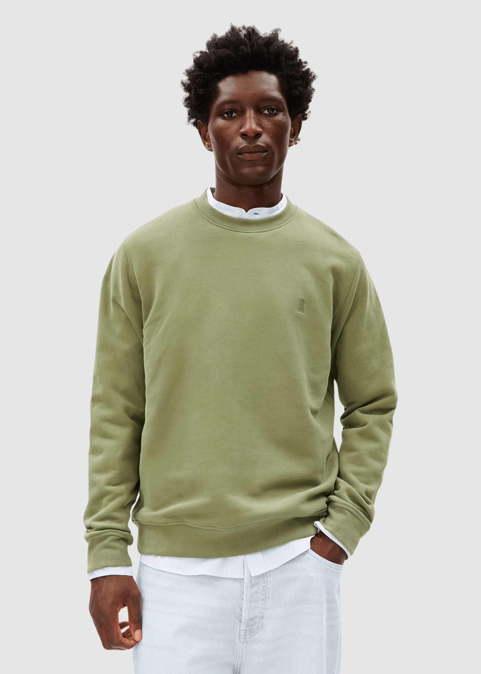 Baaro Loop Sweatshirt Fatigue Green Baaro Loop Sweatshirt Fatigue Green