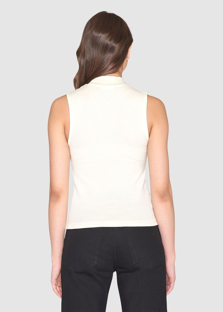 High Neck Rib Top High Neck Rib Top