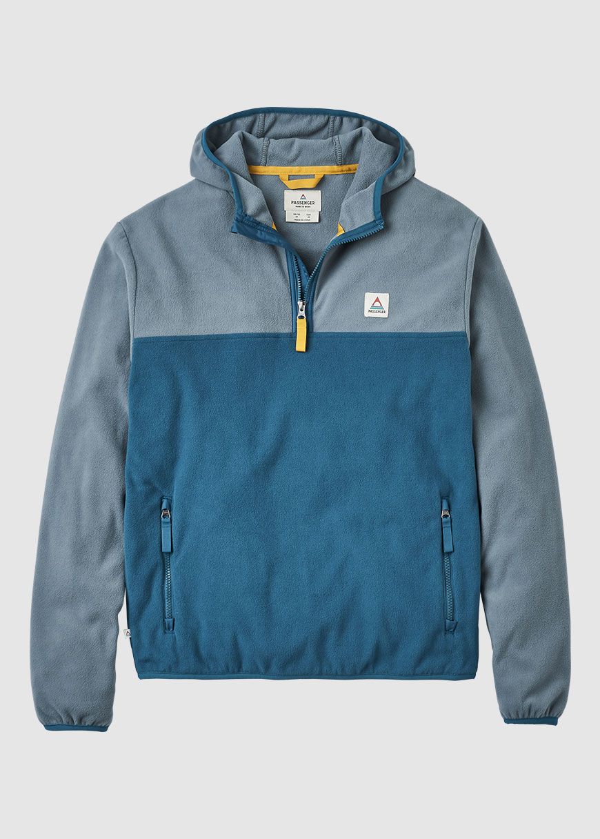 passenger_set_off_recycled_polar_hooded_fleece_AW_25_PAS_M_FL_BTL_4_M_Tidal_Blue_Storm_Grey_1_f36054b85c Set Off Recycled Polar Hooded Fleece