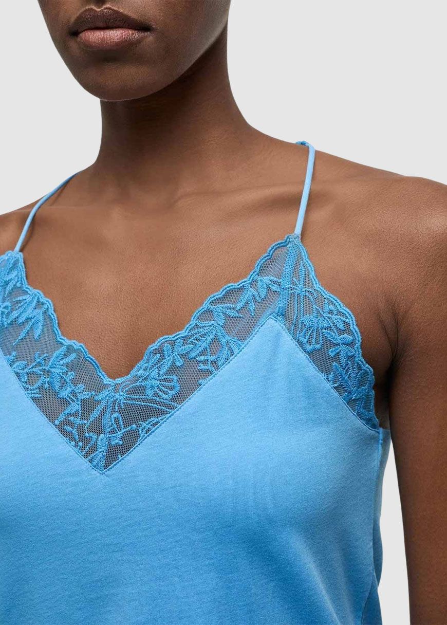 Top mit Spitze Top mit Spitze