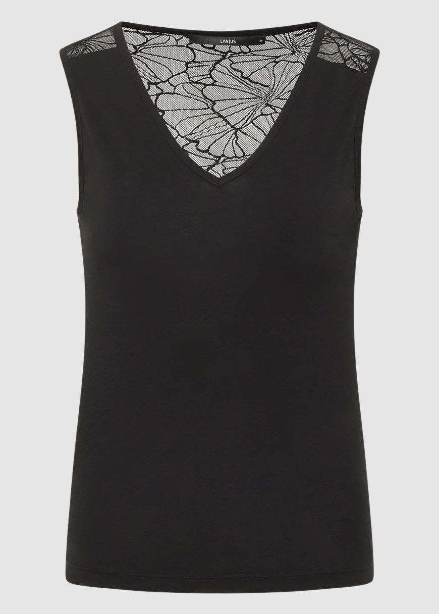 Top mit Spitze Top mit Spitze