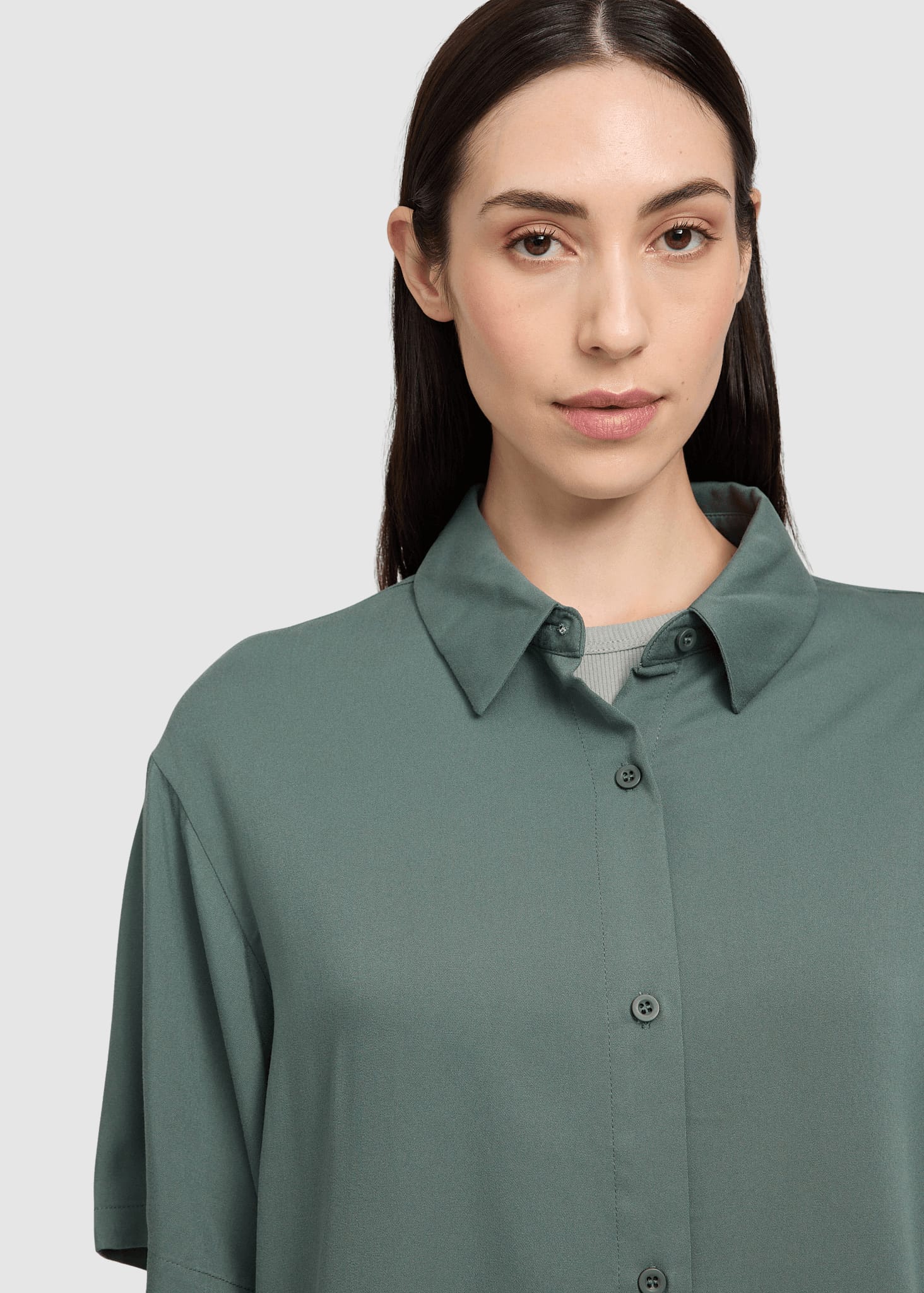 Short Sleeve Viscose Shirt Bottle