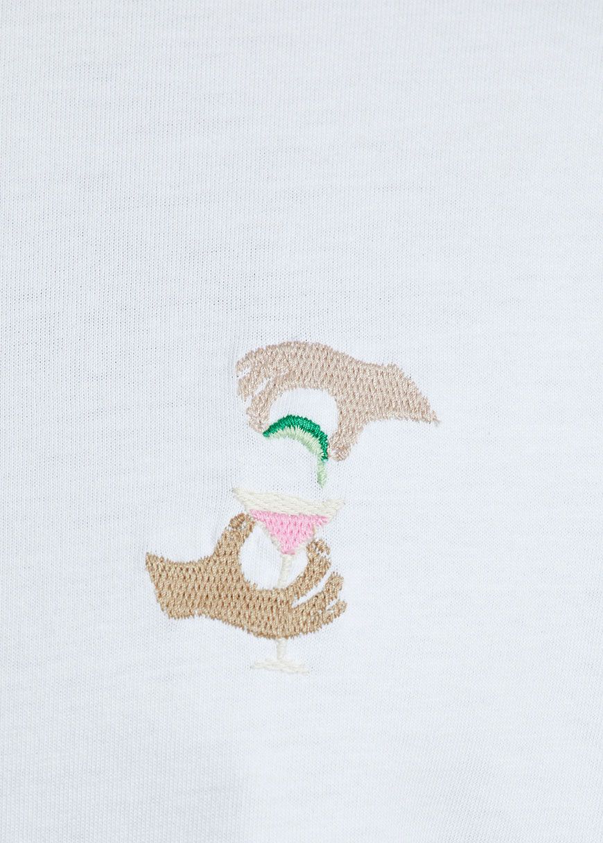T-Shirt Stockholm Siesta Fiesta Hands Emb T-Shirt Stockholm Siesta Fiesta Hands Emb
