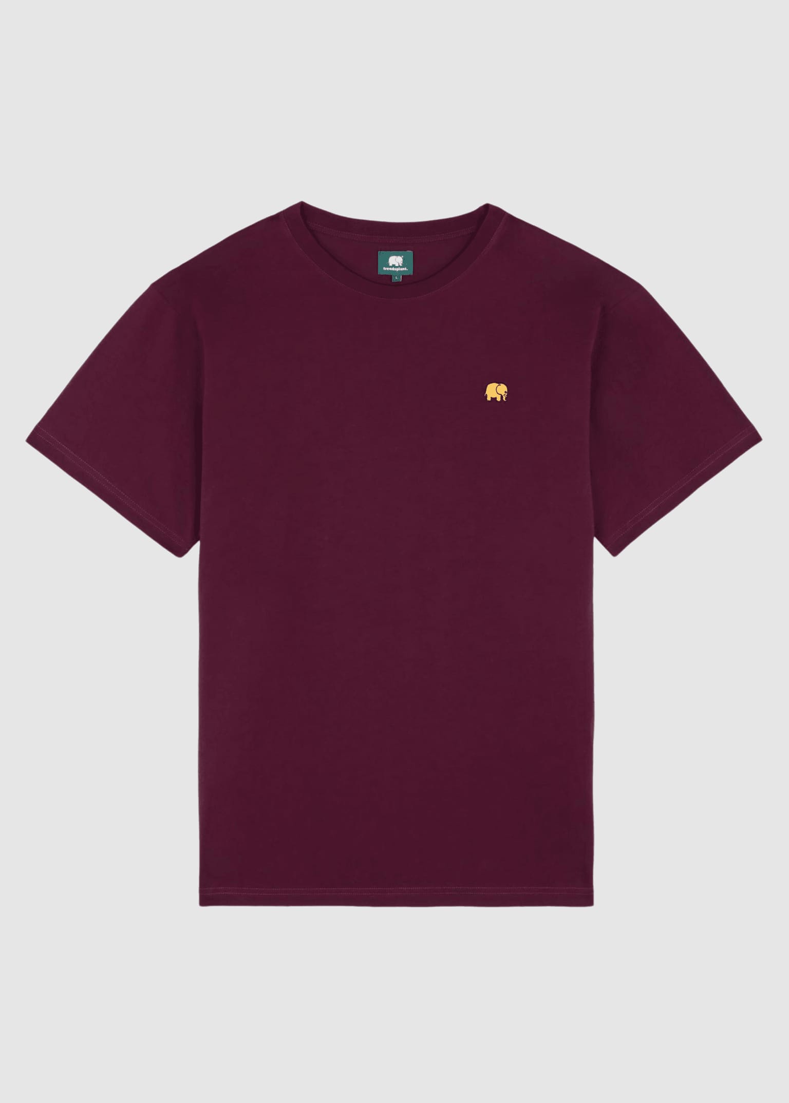 Organic Essential T-Shirt Wine Red