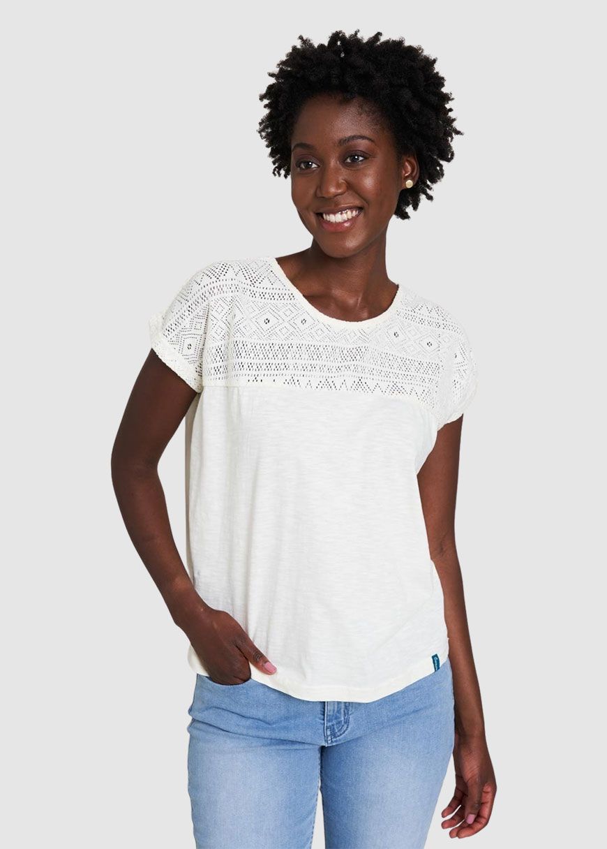 Shirt mit Spitzendetails Shirt mit Spitzendetails