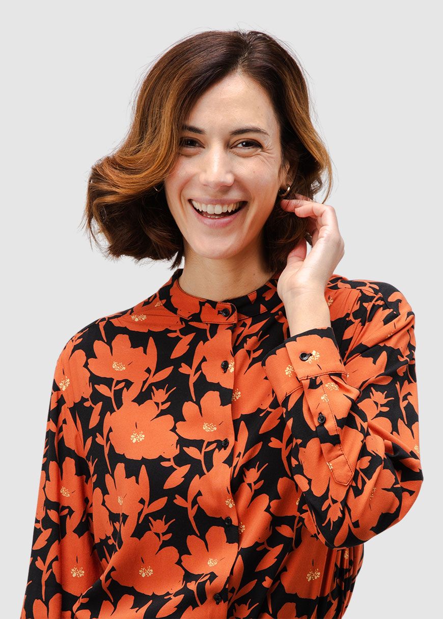 Big Flowers New Boho Blouse Big Flowers New Boho Blouse