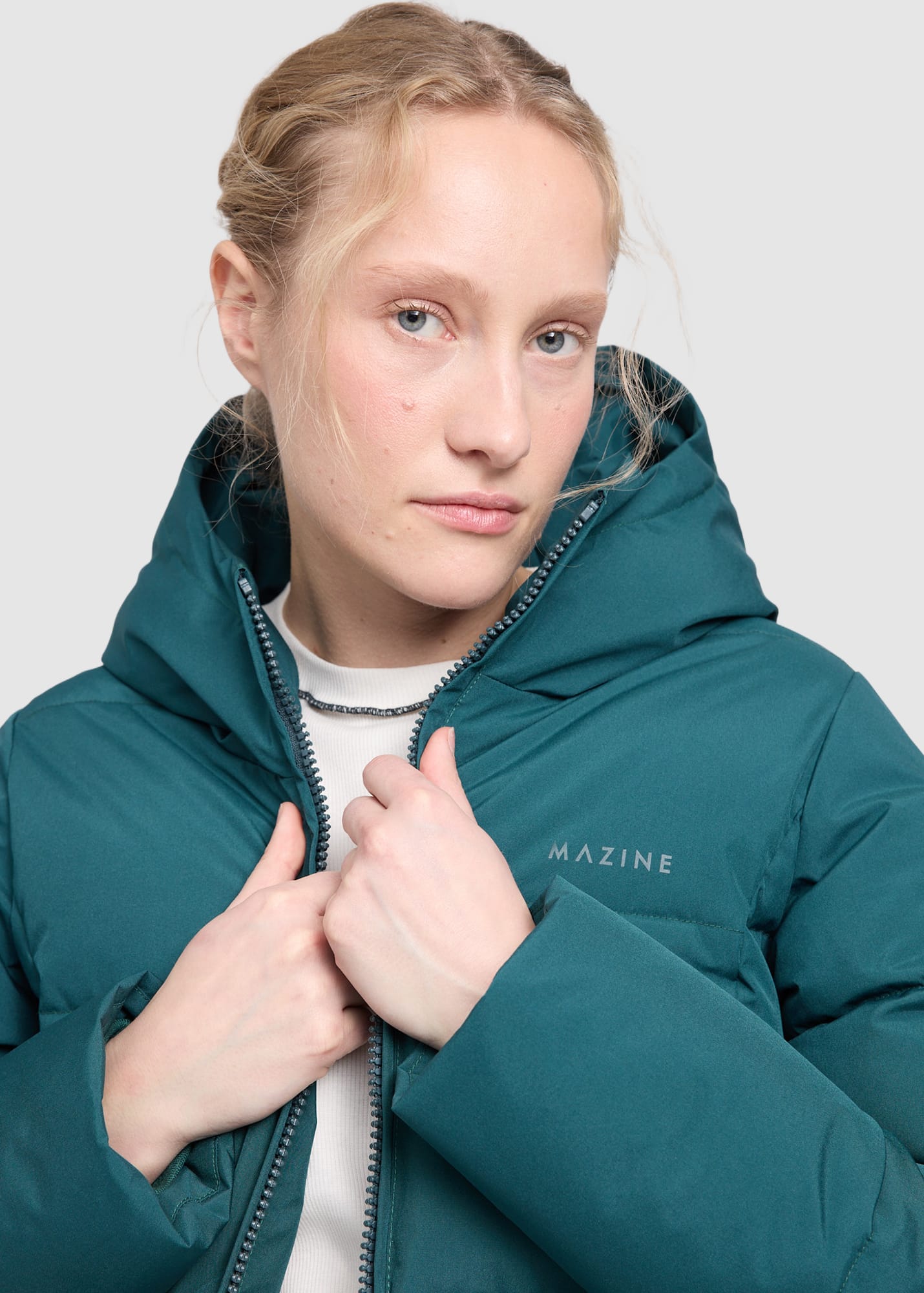 mazine-basic-puffer-coat-deep-teal-4.jpeg Basic Puffer Coat Deep Teal
