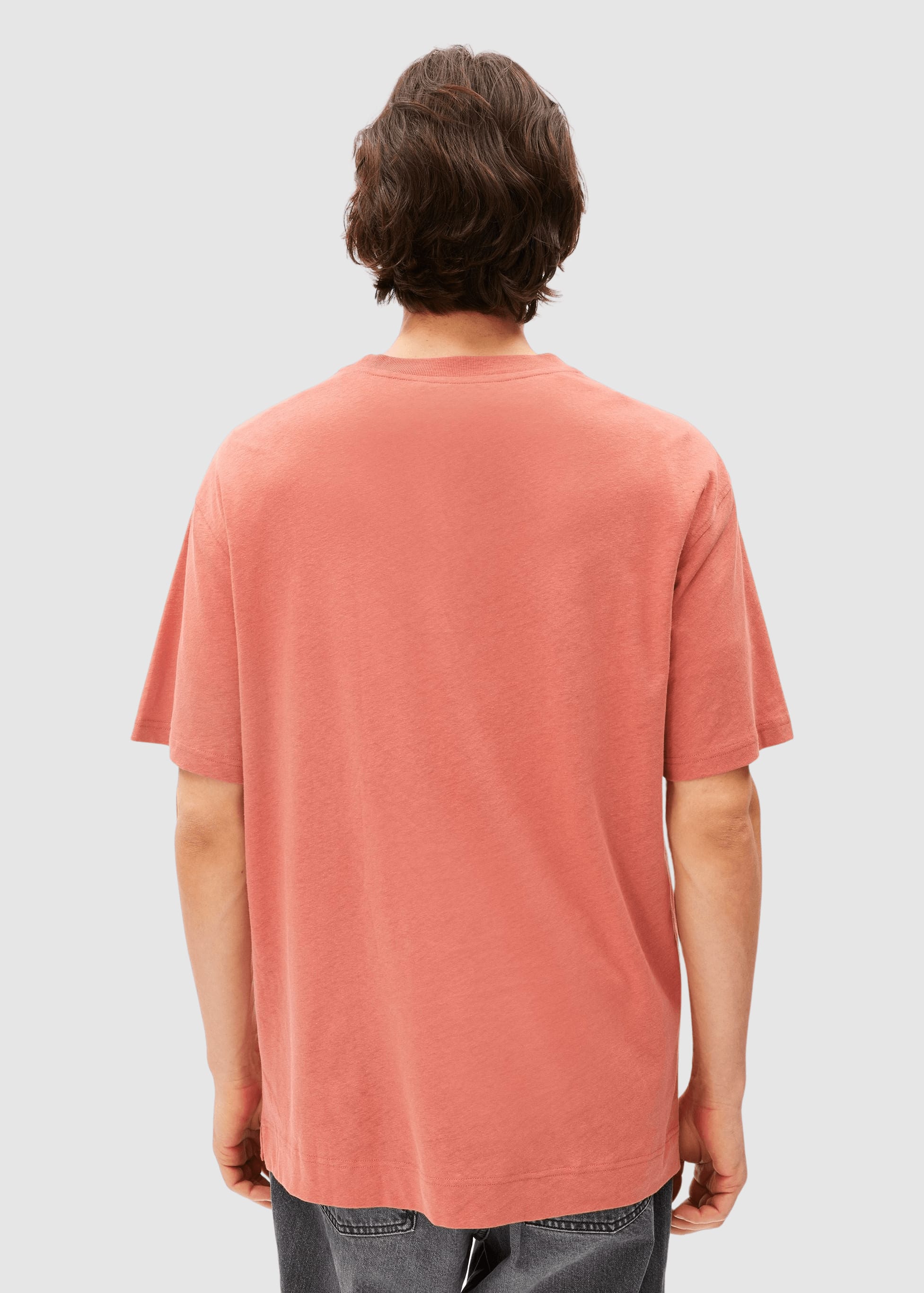Maarkos Linen Blend T-Shirt Tabasco Red
