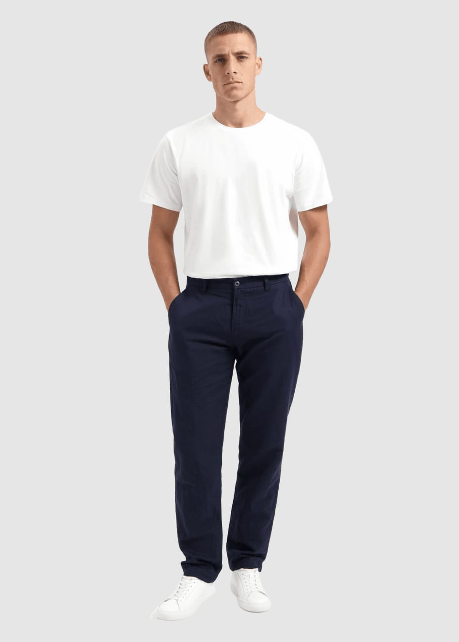 Darren Linen Pant Midnight Blue Darren Linen Pant Midnight Blue