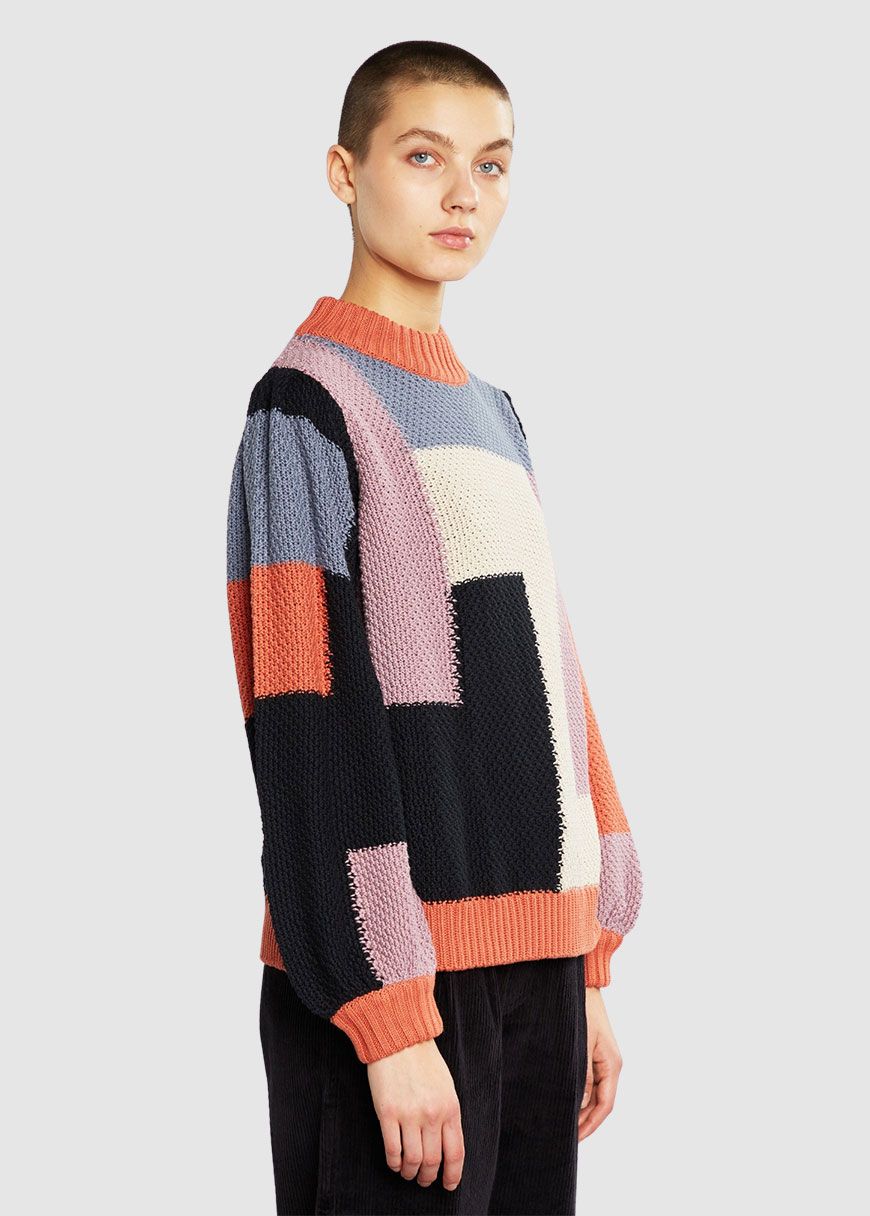 Sweater Knitted Rutbo Blocks