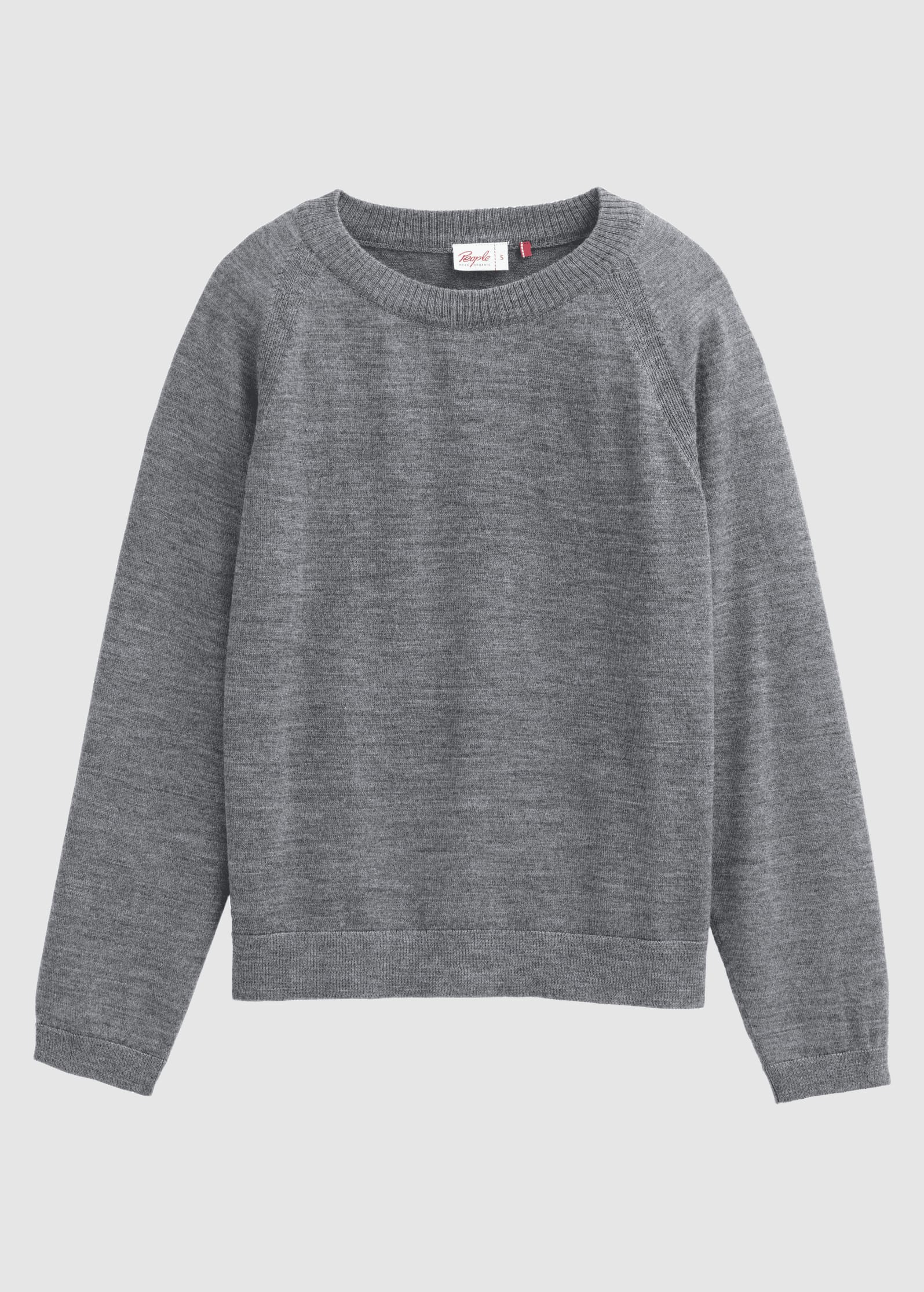 people-wear-organic-merino-strick-pullover-silbergrau-melange-1.jpeg Merino Strick-Pullover Silbergrau Melange
