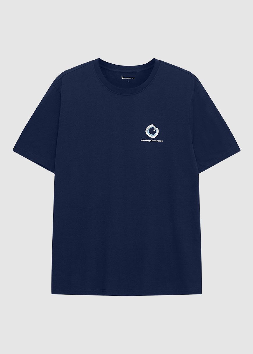 Regular Fit Single Jersey Wave Chest T-Shirt Regular Fit Single Jersey Wave Chest T-Shirt