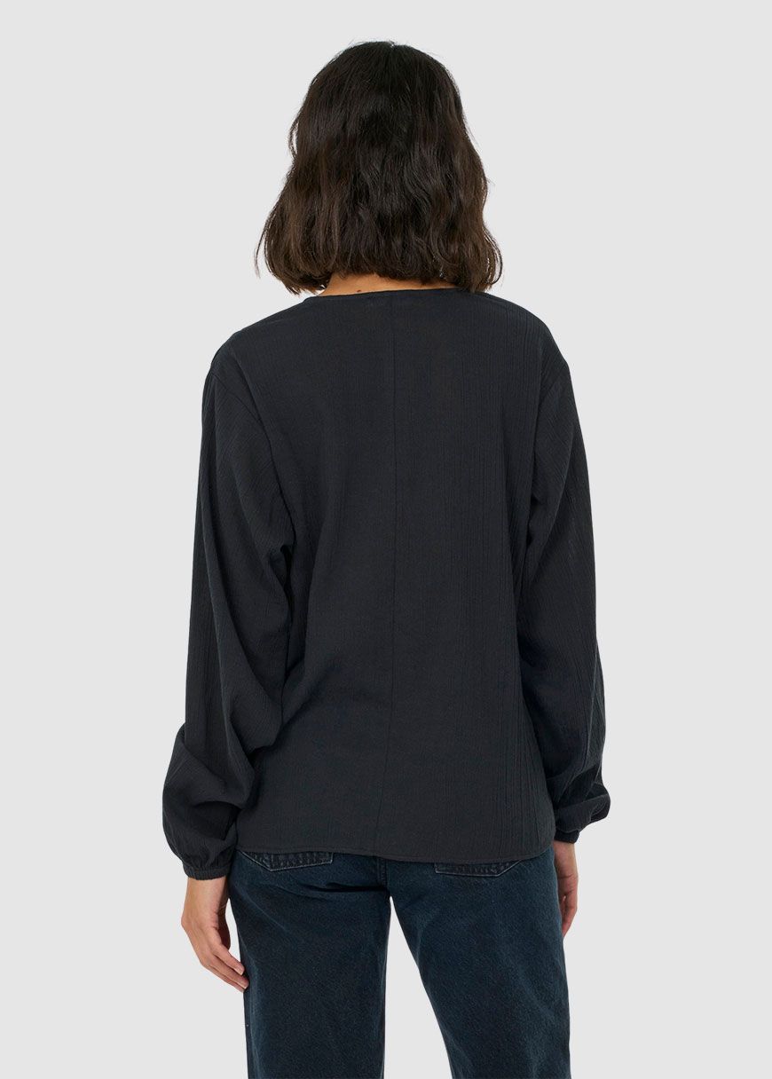 Cotton Crepe A-Shape Volume Sleeved Shirt Cotton Crepe A-Shape Volume Sleeved Shirt