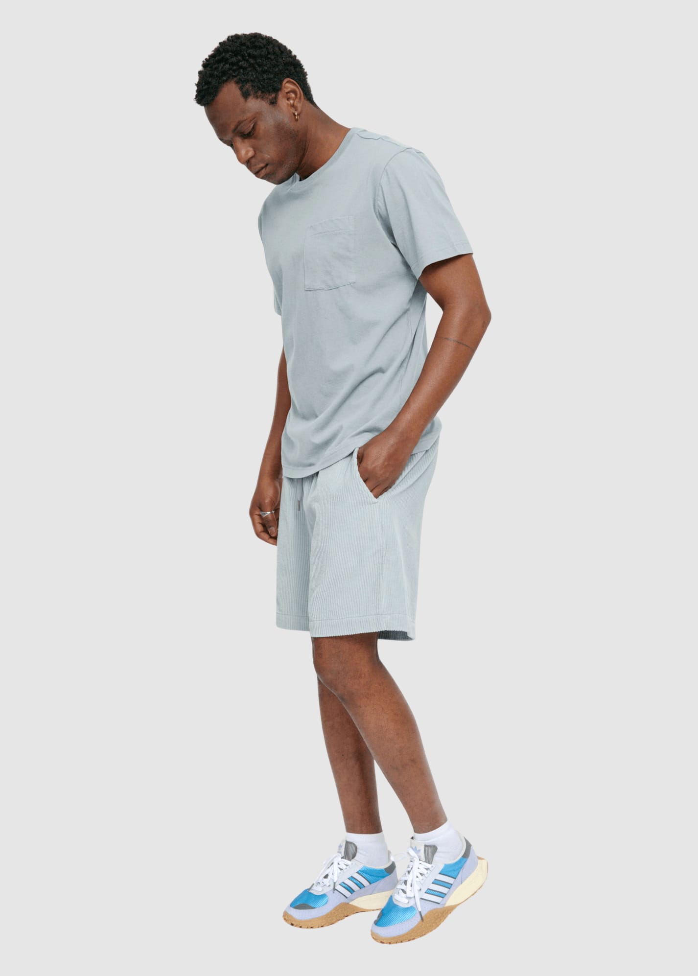 Chest Pocket T-Shirt Ice Blue