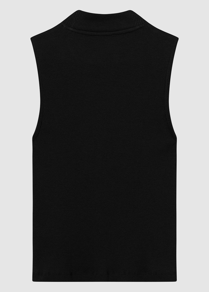 High Neck Rib Top High Neck Rib Top