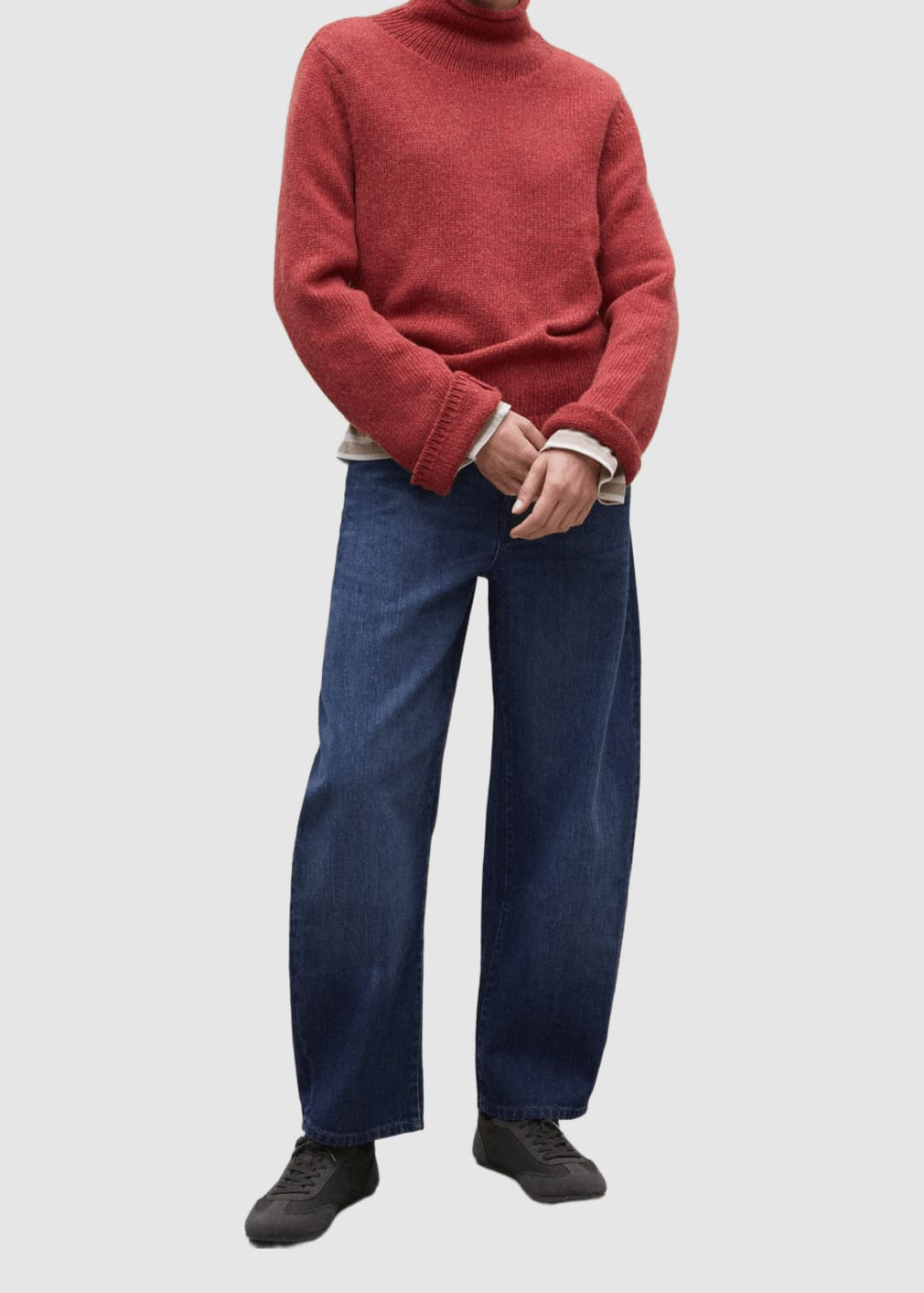 Kira Knit Woman Dark Orange