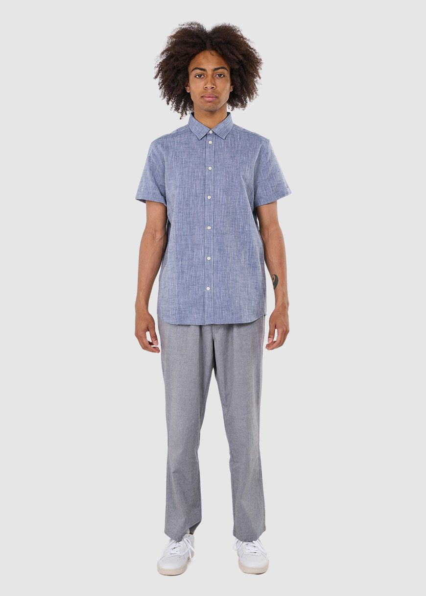 Custom Fit Linen Short Sleeve Shirt Custom Fit Linen Short Sleeve Shirt