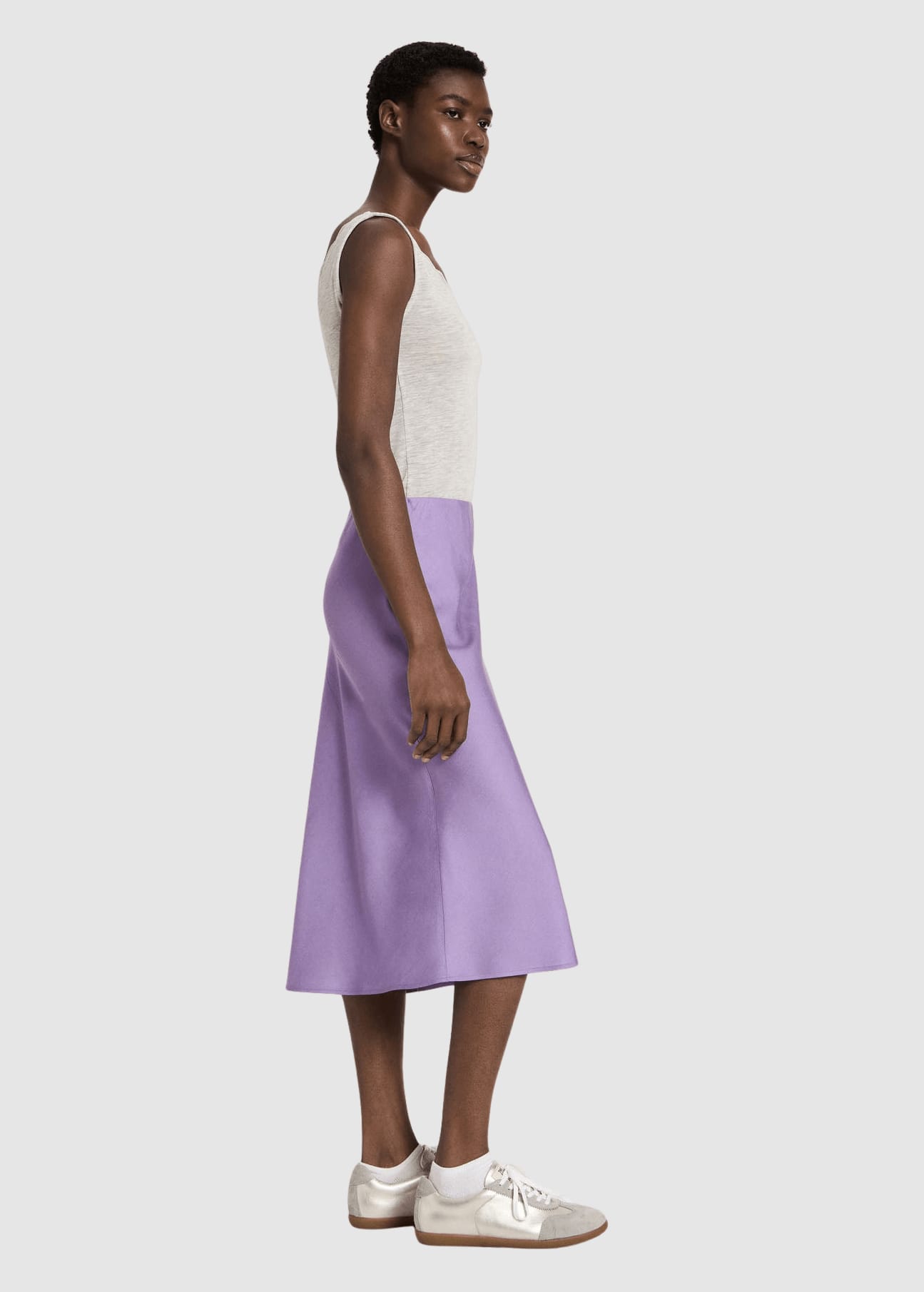 Midirock Aus Tencel Purple Haze