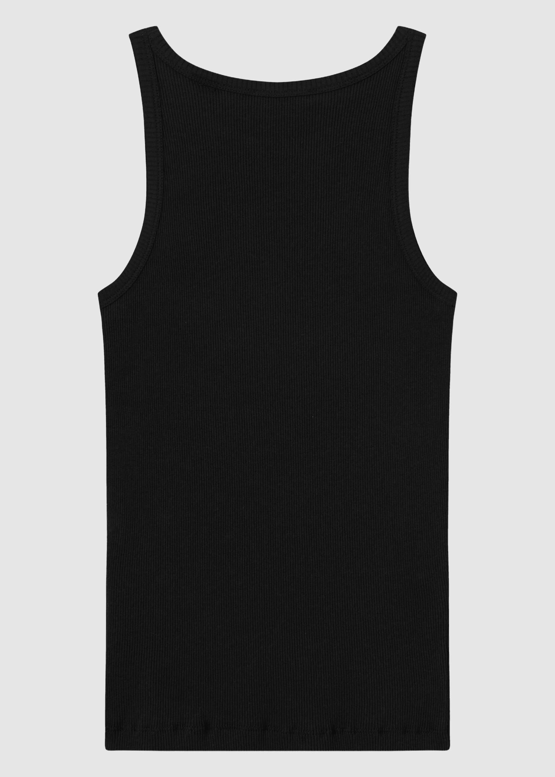 Rib Racer Top Black Jet