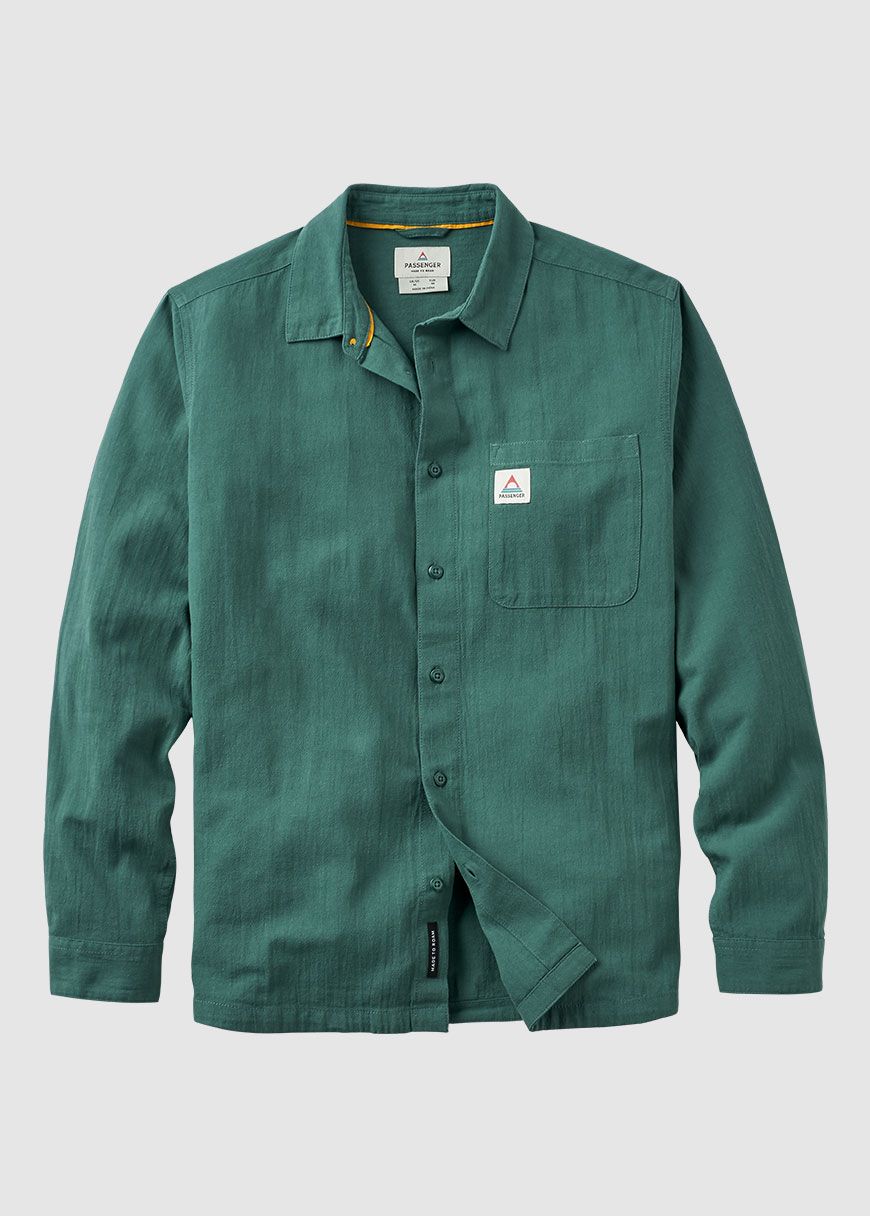 passenger_arica_textured_organic_cotton_shirt_AW_25_PAS_M_SH_VGQIV_Deep_Ocean_1_877c18b1ba Arica Textured Organic Cotton Shirt