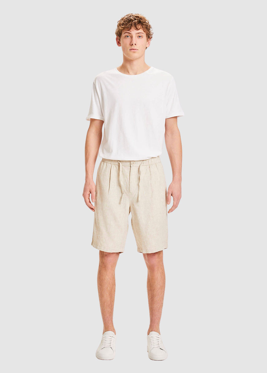 Fig Loose Linen Shorts Fig Loose Linen Shorts