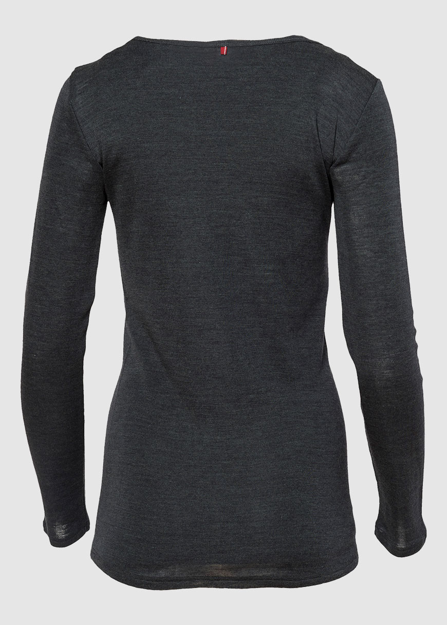 Langarmshirt Wolle-Seide Langarmshirt Wolle-Seide