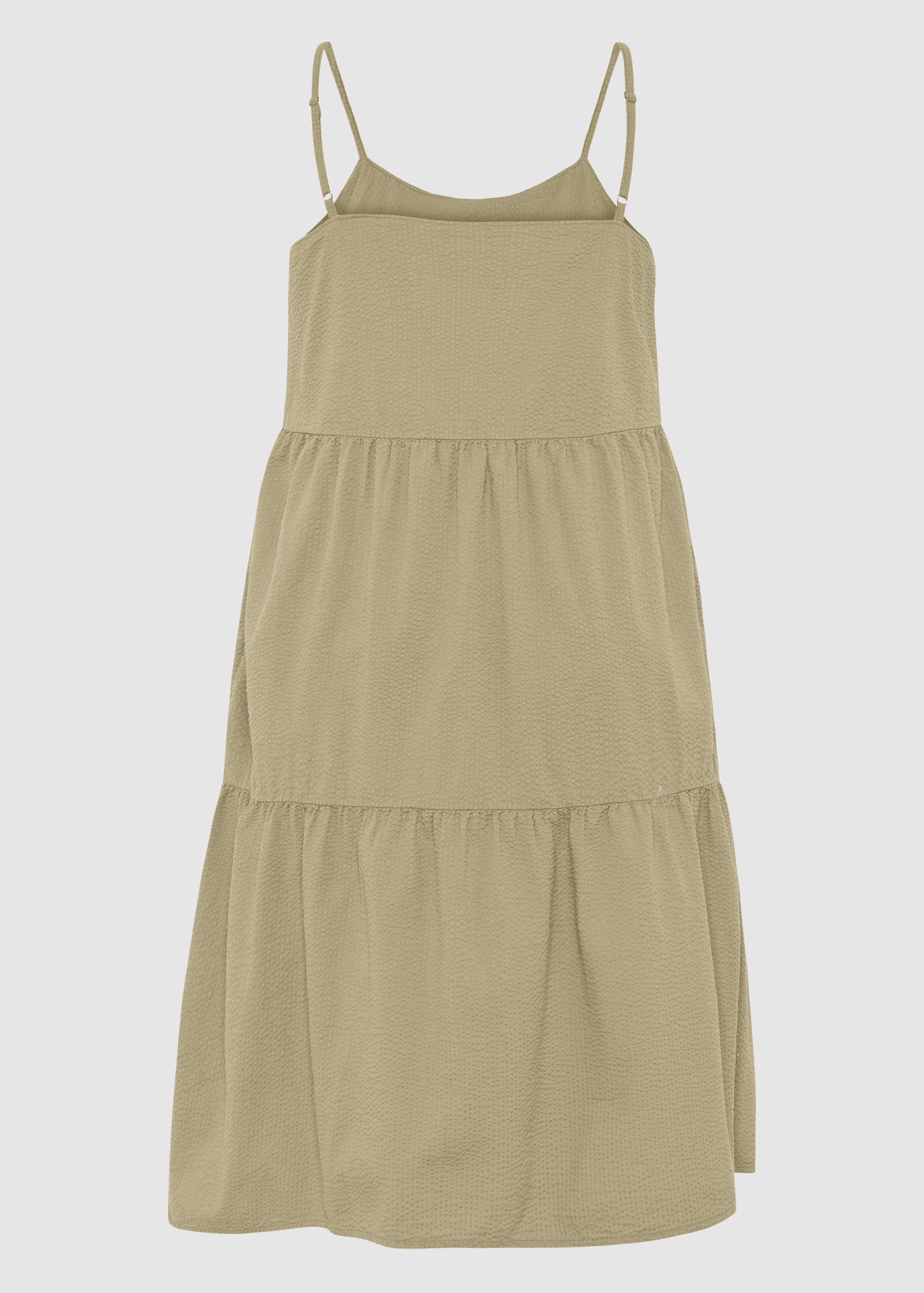 Seersucker Strap Dress Twill