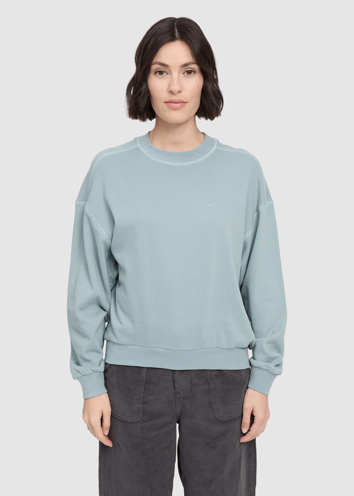 mazine-basic-sweatshirt-dove-blue-1.jpeg Basic Sweatshirt Dove Blue