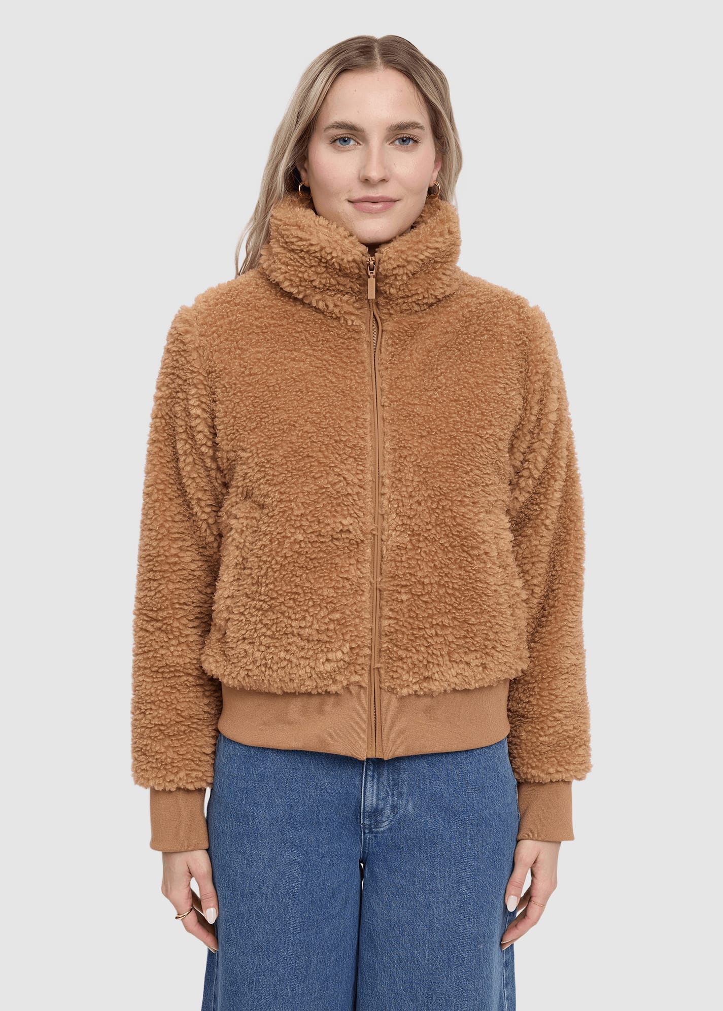 mazine-faux-fur-blouson-fawn-1.jpeg Faux-Fur Blouson Fawn