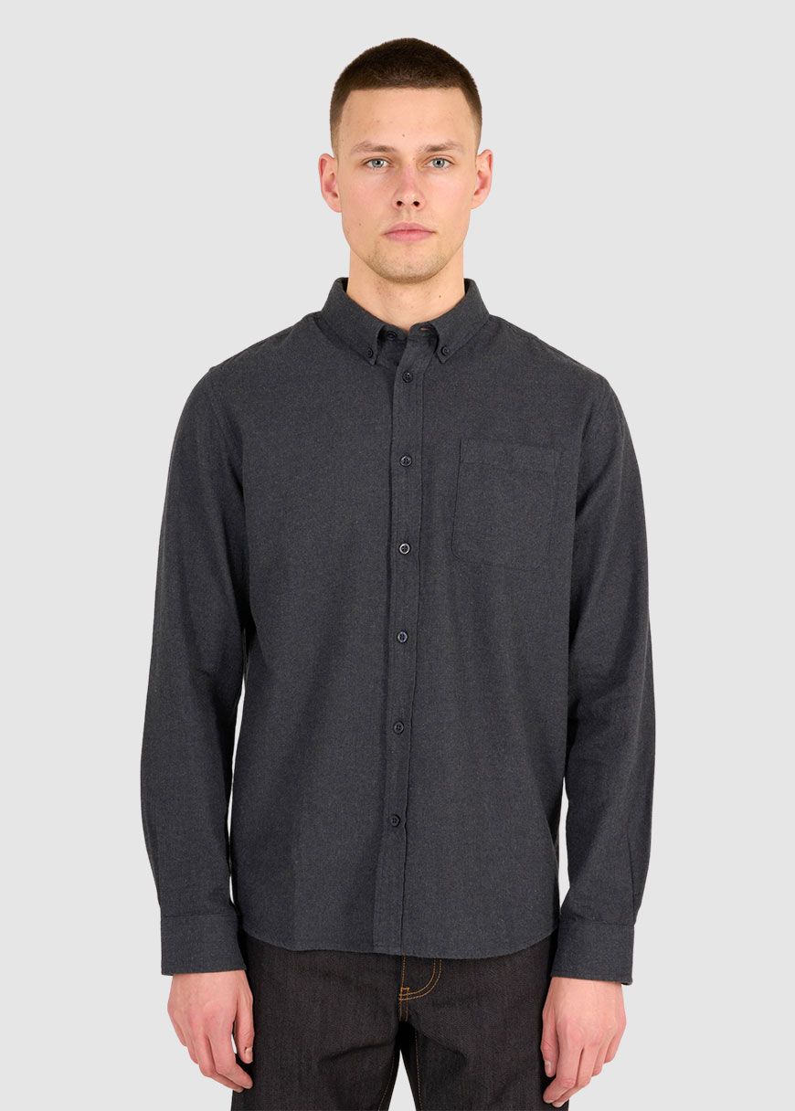 Melangé Flannel Custom Fit Shirt Melangé Flannel Custom Fit Shirt