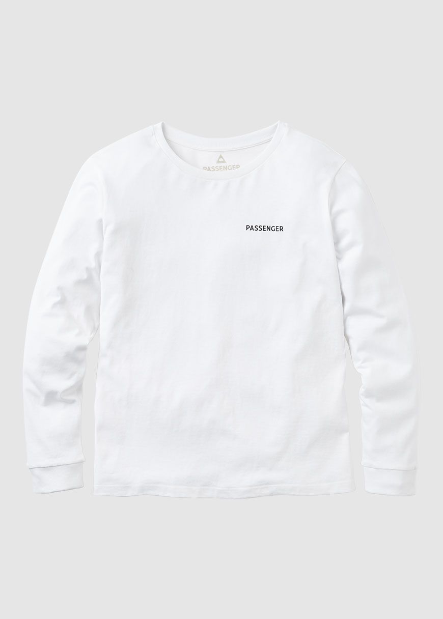 passenger_roamer_recycled_cotton_ls_t_shirt_AW_25_PAS_W_LT_09_AOY_White_1_65f0d4d33e Roamer Recycled Cotton LS T-Shirt