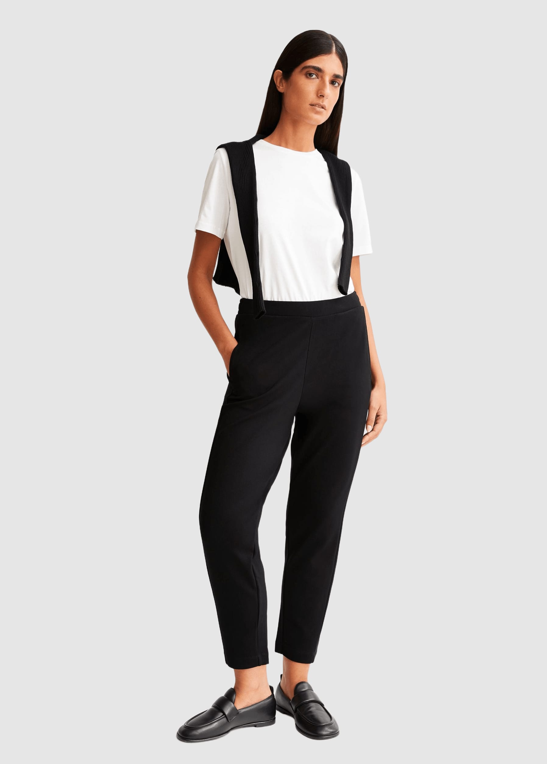 Magdaalena Jersey Pant Black