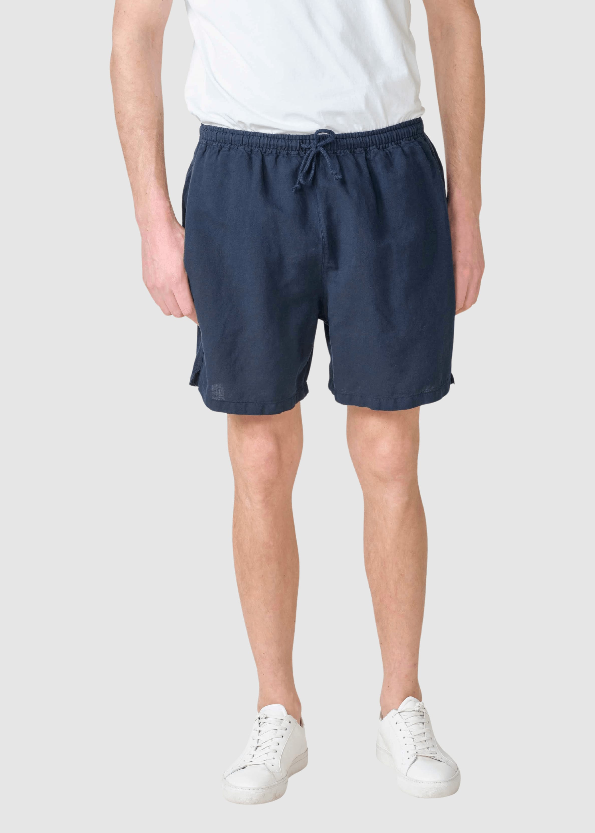 Bertram Linen Shorts Ocs Navy Bertram Linen Shorts Ocs Navy