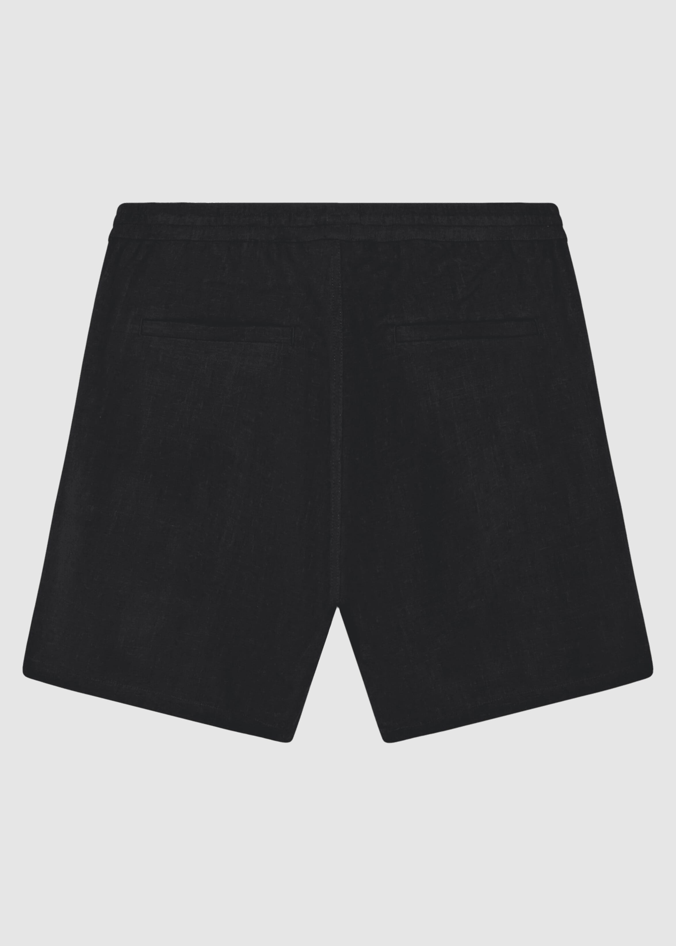 Astral Comfort Linen-MIX Shorts Black Jet Astral Comfort Linen-MIX Shorts Black Jet