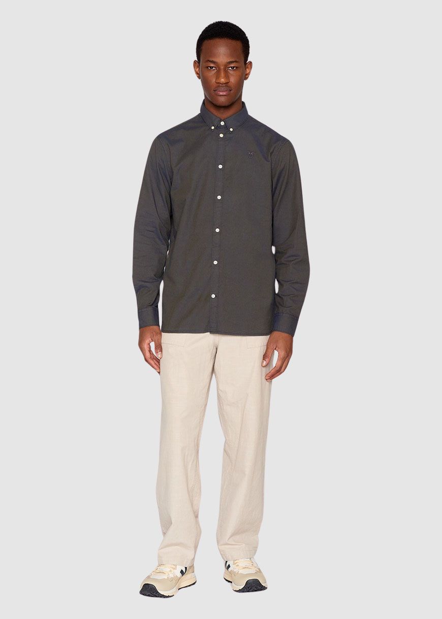 Costom Tailored Fit Small Owl Oxford Shirt
