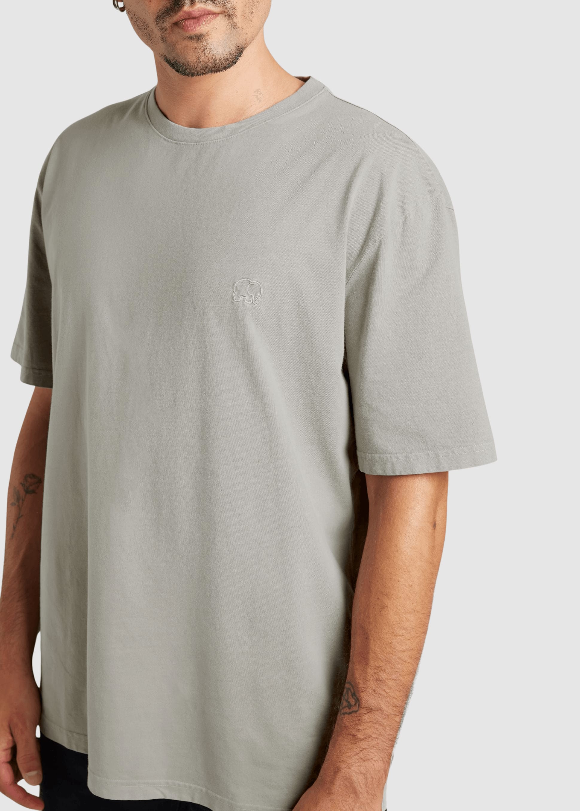 Essential Sunwashed T-Shirt Natural Gray Grey