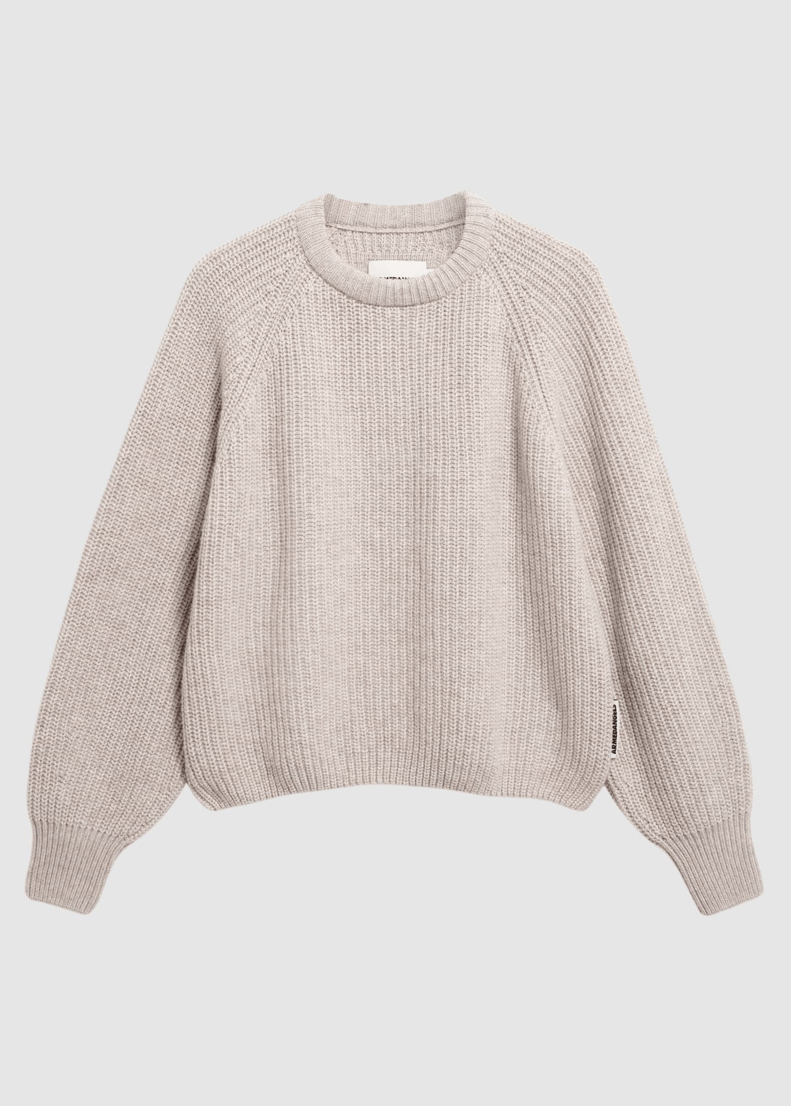 armedangels-rib-knit-sweater-honey-melange-6.jpeg Rib Knit Sweater Honey Melange