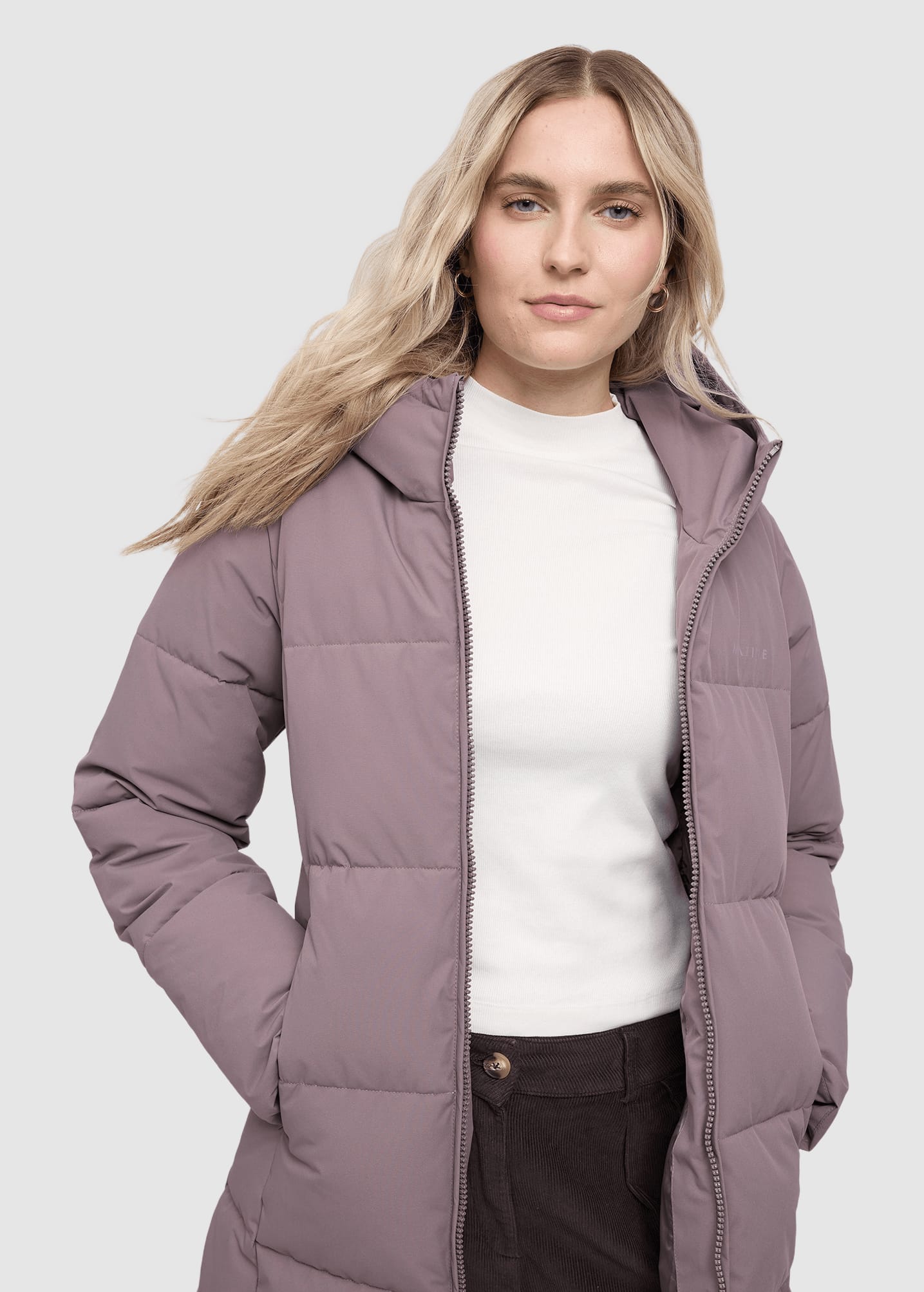 mazine-basic-puffer-coat-sparrow-4.jpeg Basic Puffer Coat Sparrow