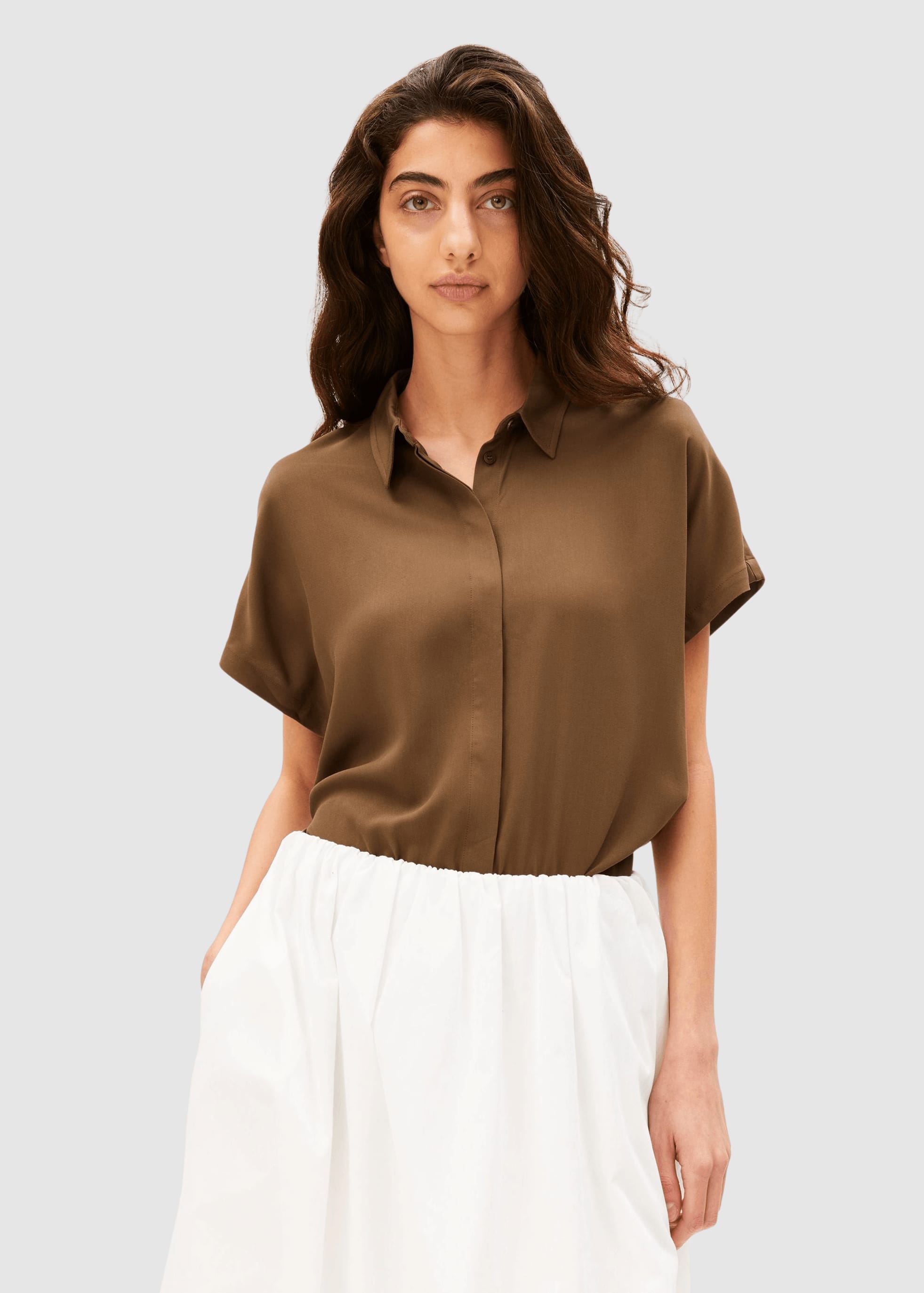 Larisaana Blouse Dried Palm Larisaana Blouse Dried Palm