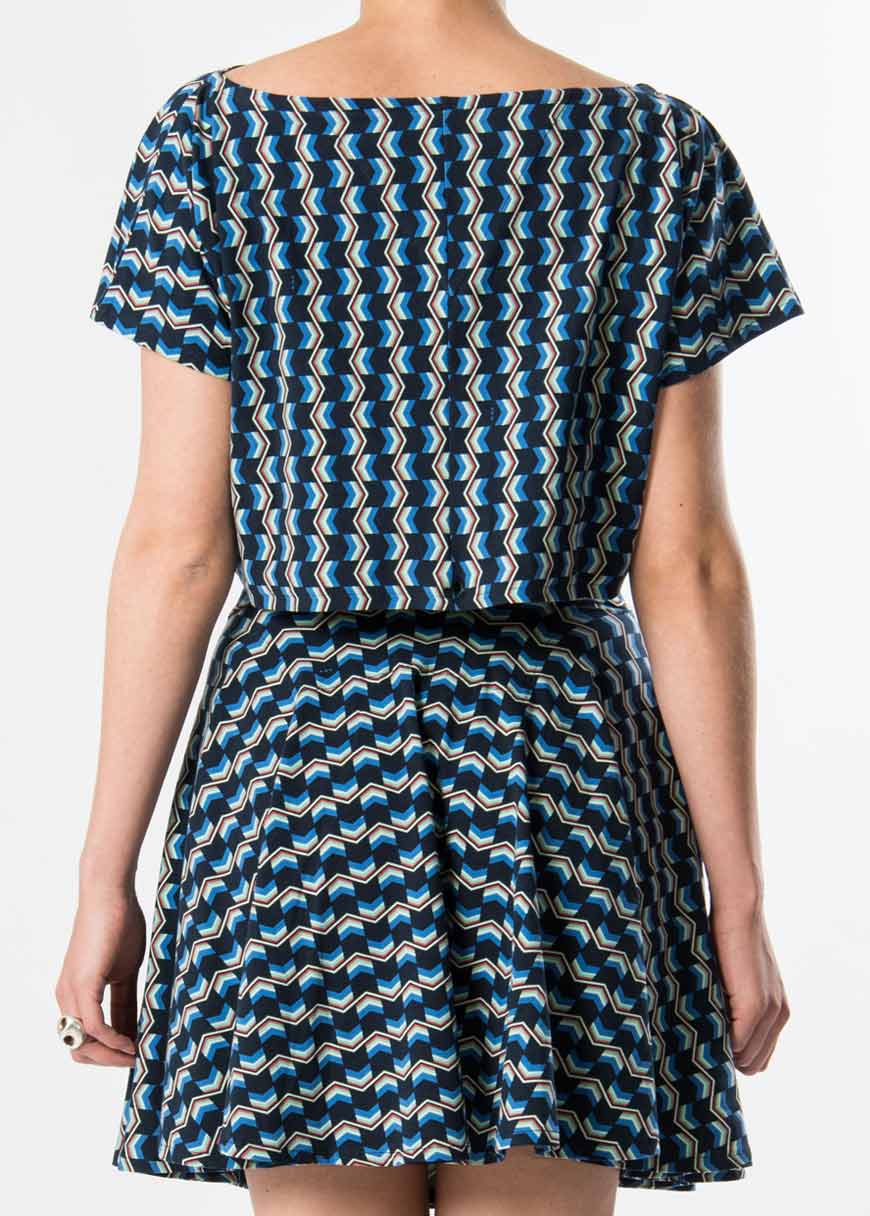 Calathea Women Dress Royal Blue Calathea Women Dress Royal Blue