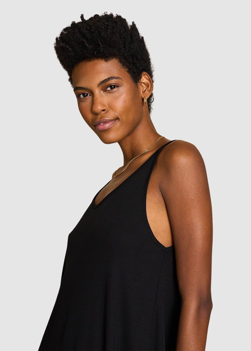 Slip Dress Triangle Short Flow Slip Dress Triangle Short Flow