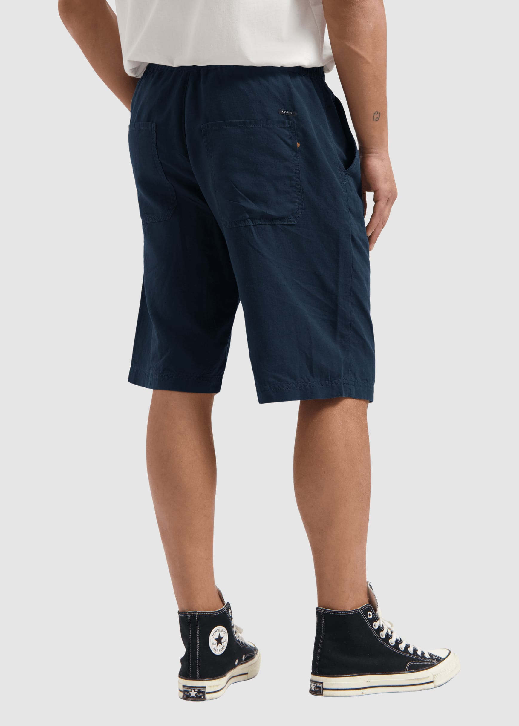 Tyler Linen Short Midnight Blue Tyler Linen Short Midnight Blue