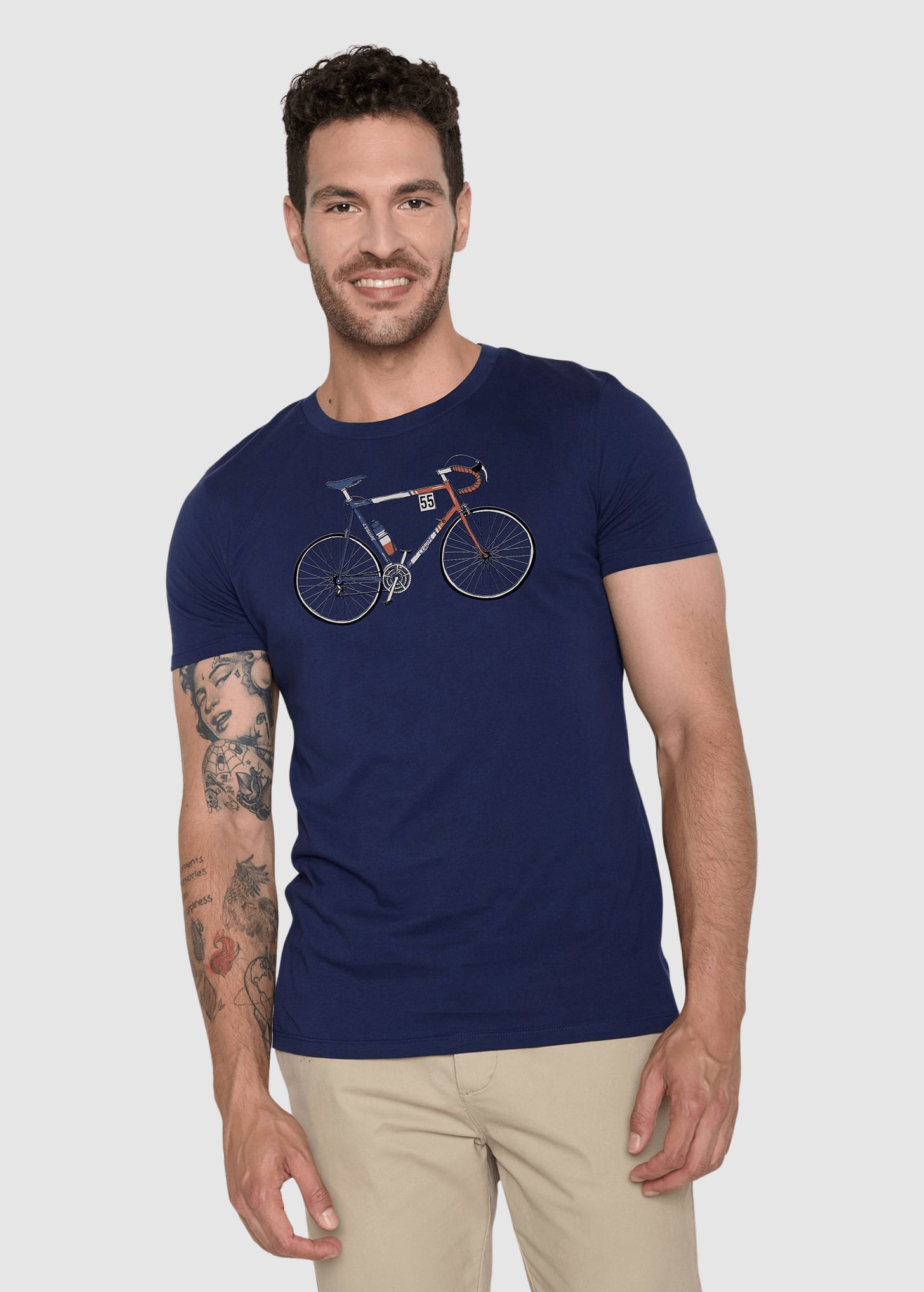 Bike Jacques Guide T-Shirt Navy Bike Jacques Guide T-Shirt Navy