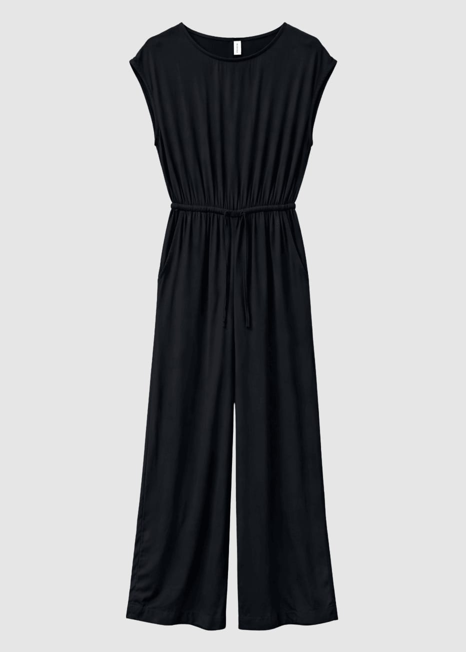 Viscose Jumpsuit Black Viscose Jumpsuit Black